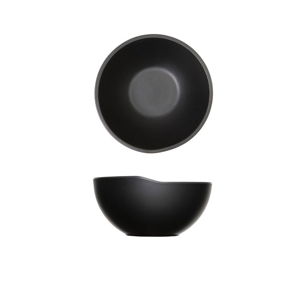 Black Copenhagen Melamine Bowl 15.5 x 7.5cm pack of 6
