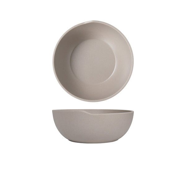 Sand Brown Copenhagen Round Melamine Bowl 20 x 7.5cm pack of 6