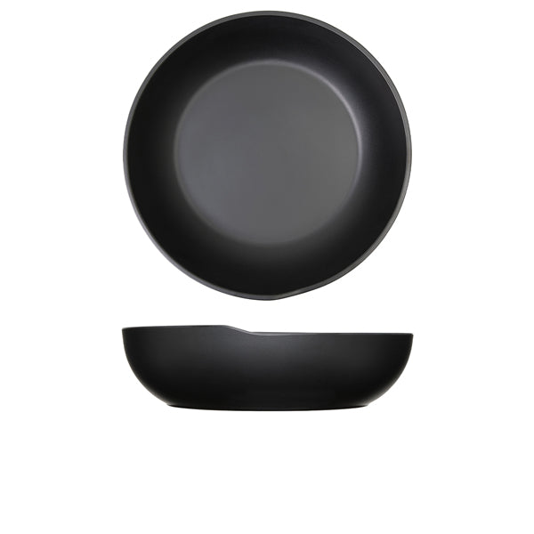 Black Copenhagen Melamine Bowl 28 x 7.5cm