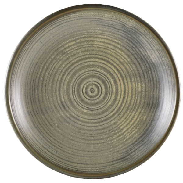 Terra Porcelain Matt Grey Deep Coupe Plate 28cm (Box of 3)