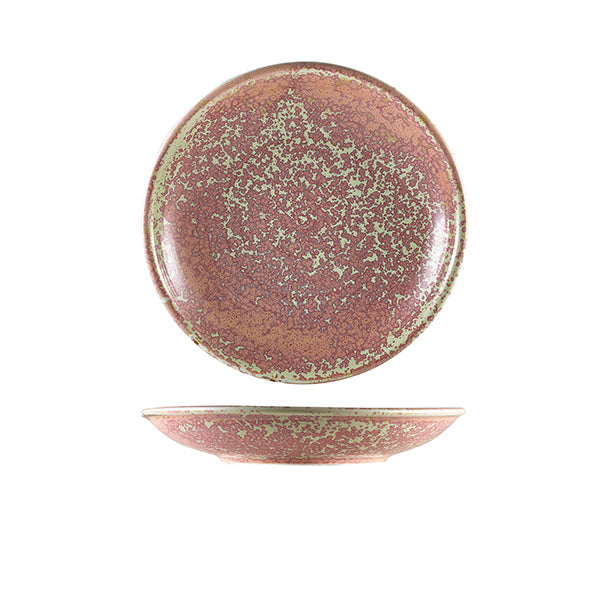 Terra Porcelain Rose Deep Coupe Plate 21cm (Box of 6)