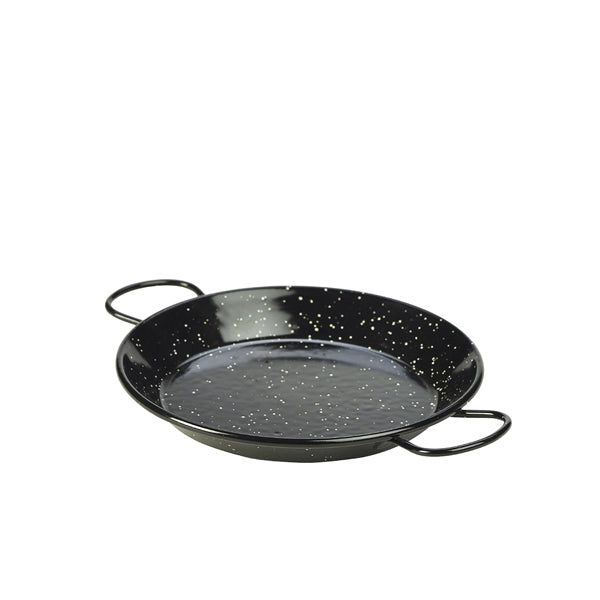 Black Enamel Paella Pan 20cm (Box of 6)