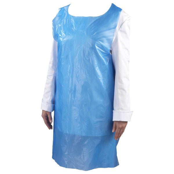 Blue Disposable Pe Apron (100 Pcs)