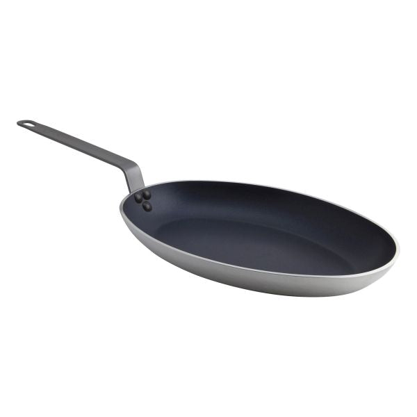 Non Stick Teflon Aluminium Oval Fish Pan 36cm