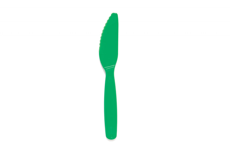 Small Emerald Green Knife – Reusable Polycarbonate Cutlery
