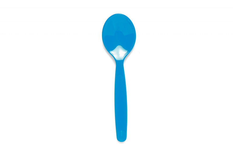 Small Med Blue Dessert Spoon – Reusable Cutlery