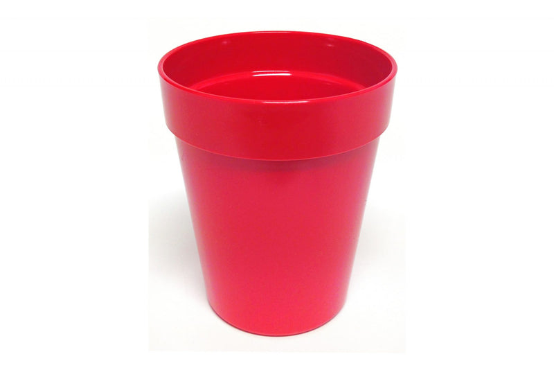 220ml Red Smooth Tumbler With Wide Rim