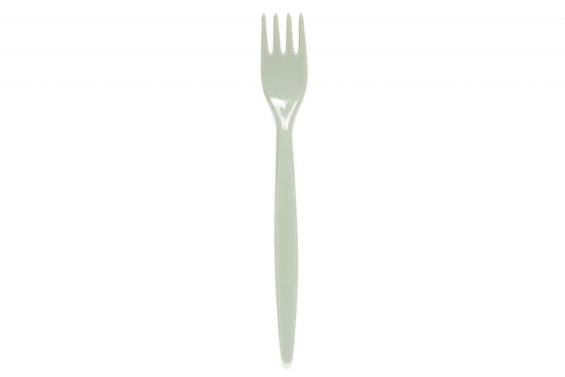 Antibacterial Grey Green Standard Fork – Reusable Cutlery