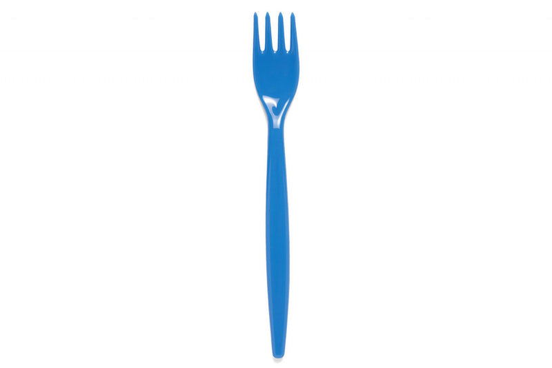 Antibacterial Med Blue Standard Fork – Reusable Cutlery