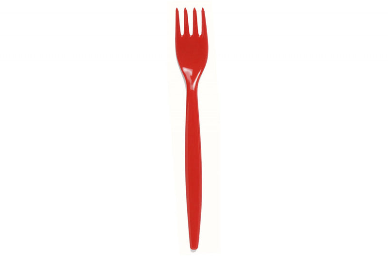 Antibacterial Red Standard Fork – Reusable Cutlery
