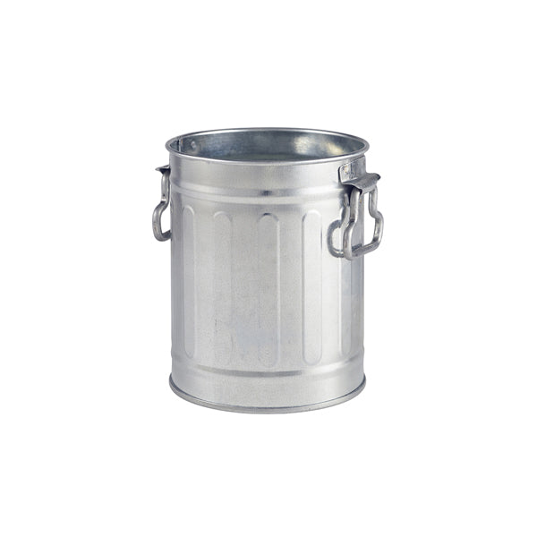 Miniature Galvanised Bin 8.5x11.2cm (Box of 12)