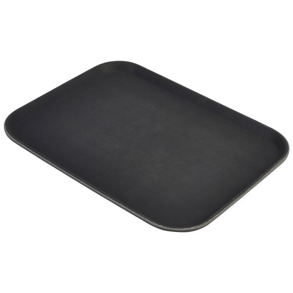 Gengrip 15" x 20" Rect. Non-Slip Tray Black