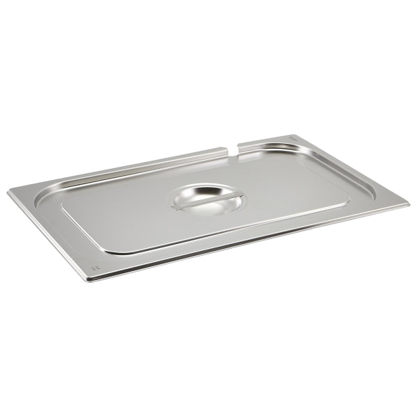 St/St Gastronorm Pan Notched Lid 1/1