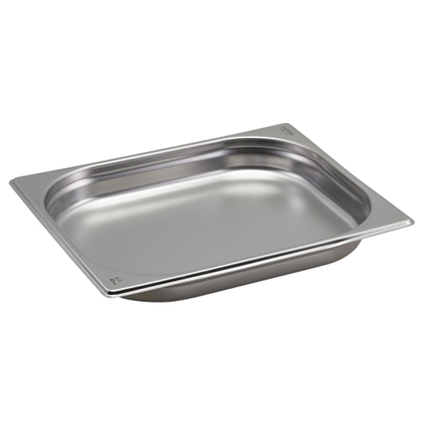 St/St Gastronorm Pan 1/2 - 40mm Deep