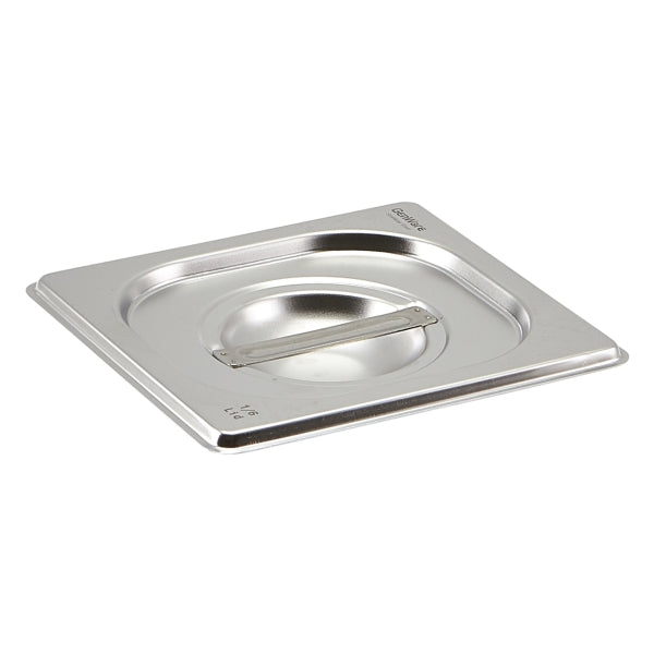 St/St Gastronorm Pan Lid 1/6