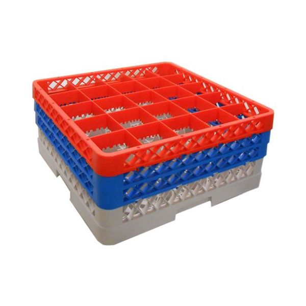 Genware 25 Comp Glass Rack With 3 Extenders pack of 1