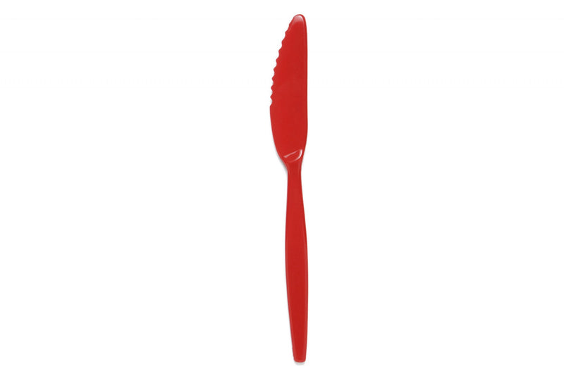 Antibacterial Red Standard Knife – Reusable Cutlery