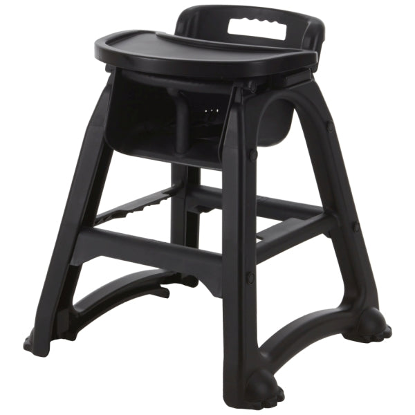 Stephens Black PP Stackable High Chair