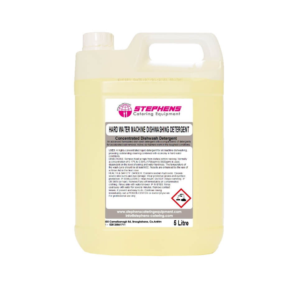 Hard Water Machine Dishwashing Liquid Per 4x5L