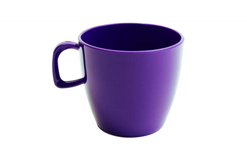 Small 220ml cup with handle made from virtually unbreakable polycarbonate