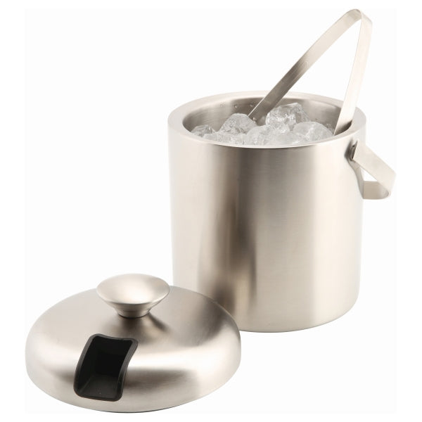 Stephens Insulated St/St Ice Bucket&Tong 1.2L