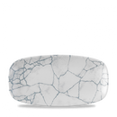 Studio Prints Kintsugi Pearl Grey Chefs Oblong Plate 11 3/4X6" Box 12