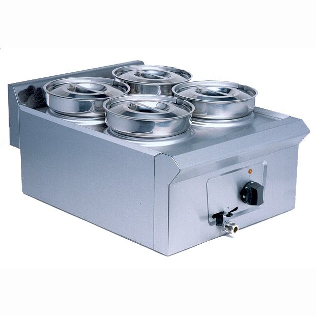 Falcon Wet Heat Bain Marie (4 stainless steel pots)