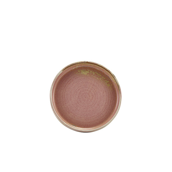 Terra Porcelain Rose Low Presentation Plate 14cm pack of 12