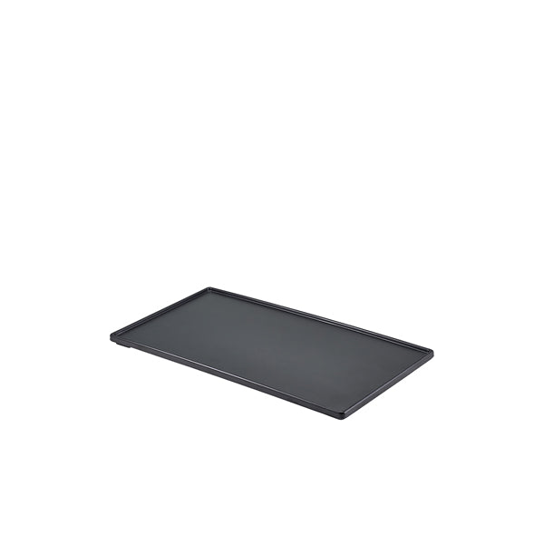 GenWare Matt Black Melamine Buffet Box Lid GN1/3