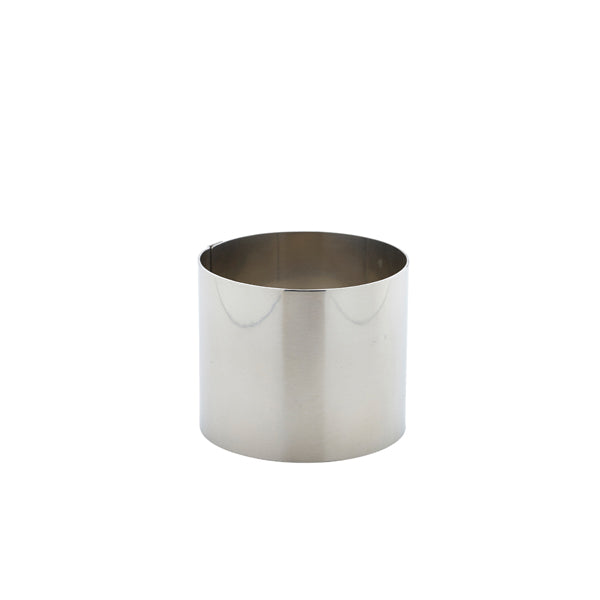 Stainless Steel Mousse Ring 7x6cm pack of 12