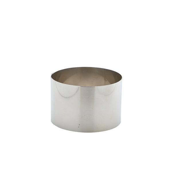 Stainless Steel Mousse Ring 9x6cm pack of 12