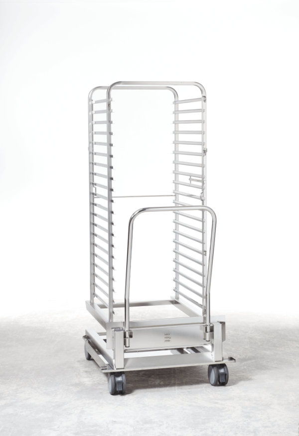 Mobile Oven Rack, (20) racks, 62 mm spacing, 1.6 m rack height maximum, for type 20-2/1