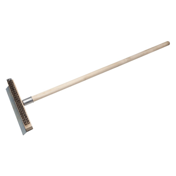 Pizza Oven Wire Brush W/Scraper (No Handle)