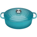 Le Creuset Signature Signature Cast Iron Oval Casserole Dish 29cm - Teal