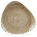 Stonecast Patina Antique Taupe Lotus Plate 12" Box 6