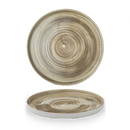 Stonecast Patina Antique Taupe Walled Plate 10 2/8" Box 6