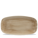 Stonecast Patina Antique Taupe Chefs Oblong Plate 13 7/8X7 3/8" Box 6