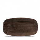 Stonecast Patina Iron Black Chefs Oblong Plate 13 7/8X7 3/8" Box 6