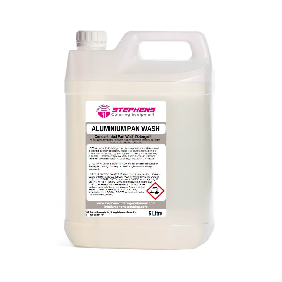 Aluminium Panwash Per 4x5L - Warewashing Detergent Safe For Use on Aluminium