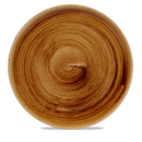 Stonecast Patina Vintage Copper Coupe Evolve Plate 12 3/4" Box 6