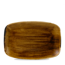 Stonecast Patina Vintage Copper Oblong Chefs Plate 12 X 7 4/5" Box 6