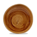 Stonecast Patina Vintage Copper Round Trace Bowl 9 7/8" Box 12