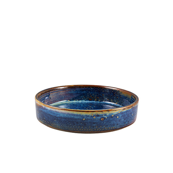 Terra Porcelain Aqua Blue Presentation Bowl 18cm pack of 6