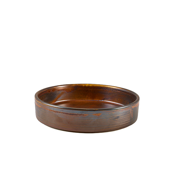 Terra Porcelain Rustic Copper Presentation Bowl 18cm (Box of 6)