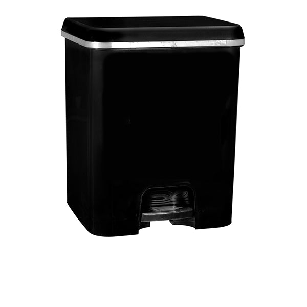 Black Polypropylene Pedal Bin 52L