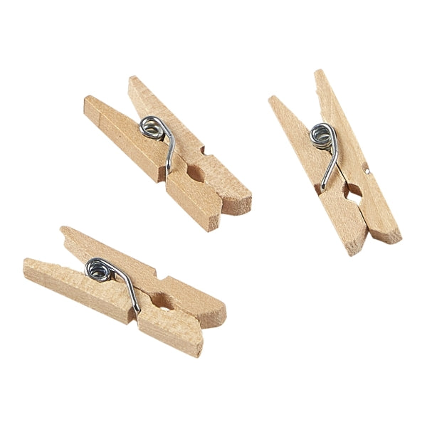 Miniature Wooden Pegs 2.5cm/1" (1000pcs)