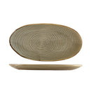 Terra Porcelain Grey Organic Platter 31cm pack of 6