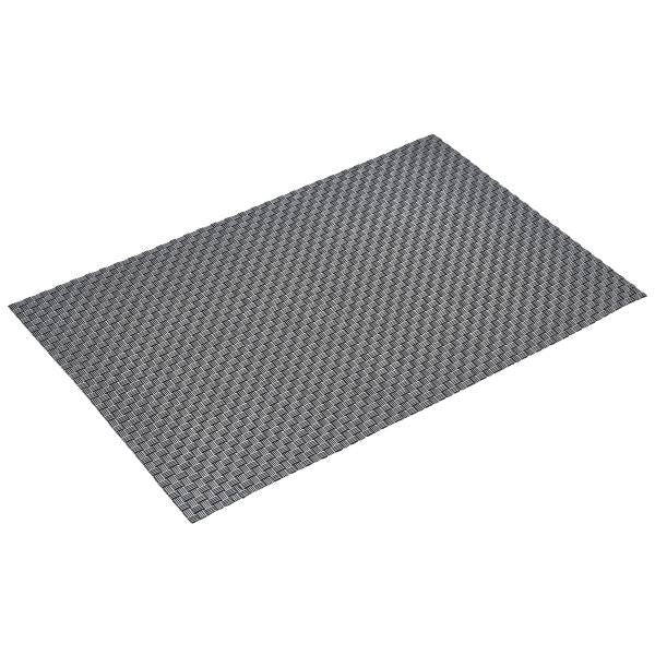 Placemat Silver 45 x 30cm PVC