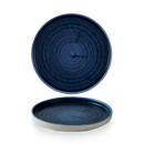 Stonecast Plume Ultramarine Walled Plate 8.67" Box 6