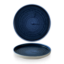 Stonecast Plume Ultramarine Walled Plate 10 2/8" Box 6